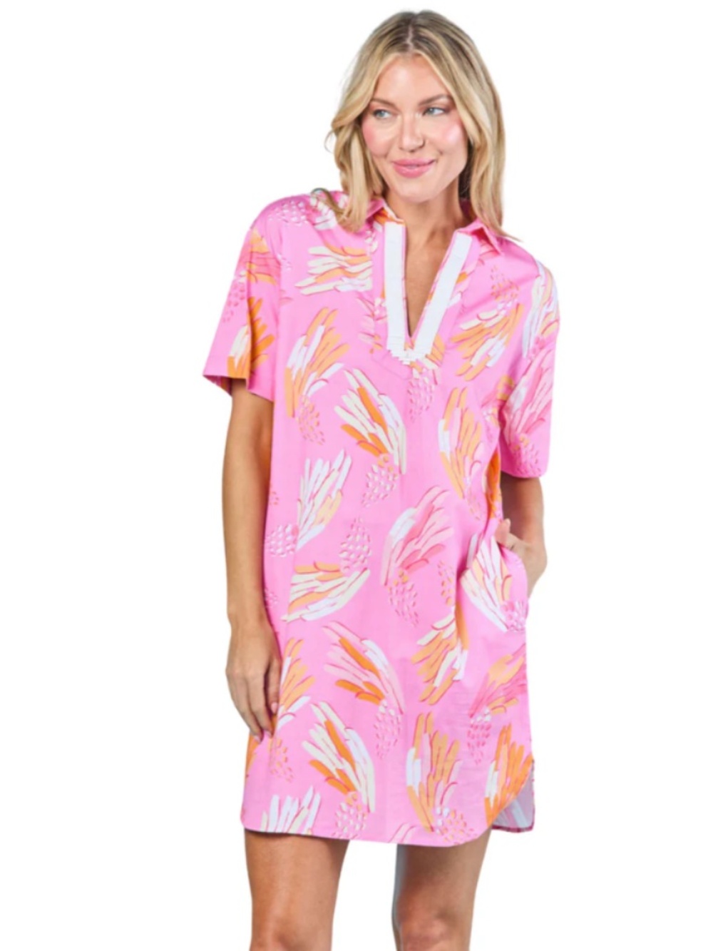 Sheridan French Rhodes Dress in Peony Wings